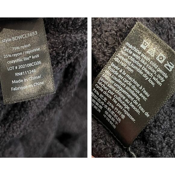 Barefoot Dreams CozyChic Lite Ribbed Travel Wrap ONE SIZE - Picture 6 of 7